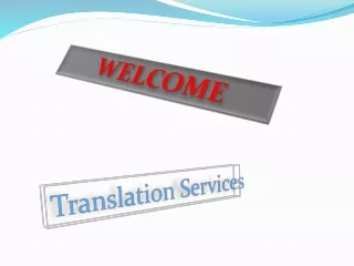 welcome