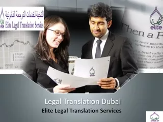 Legal translation services Dubai UAE