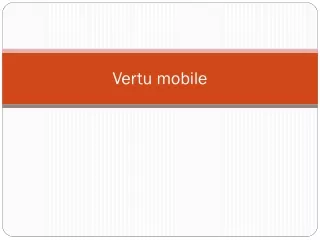 vertu mobile