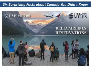 Six Surprising Facts about Canada You Didn’t Know