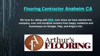 Flooring Contractor Anaheim CA