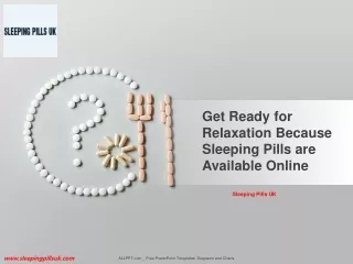 Get Ready for Relaxation Because Sleeping Pills are Available Online