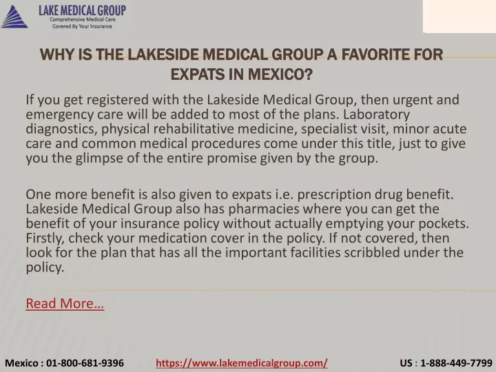 why is the lakeside medical group a favorite