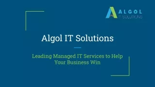 Algol IT Solutions - Leading Managed IT Service Provider