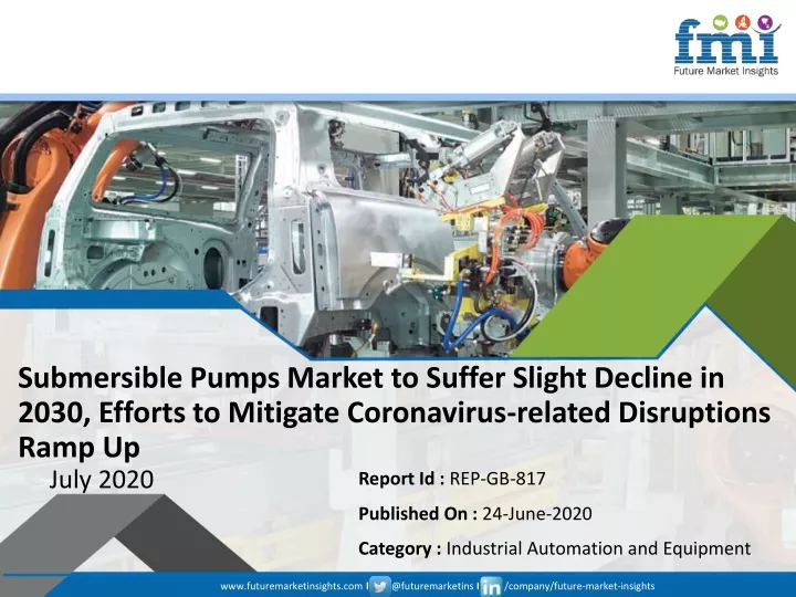 submersible pumps market to suffer slight decline