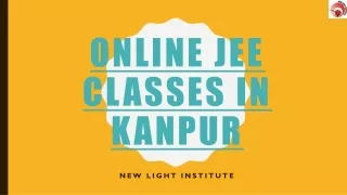 Online JEE Classes in Kanpur
