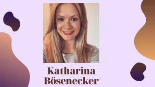 Finanzdienstleistungstechnologie Für Katharina Bösenecker
