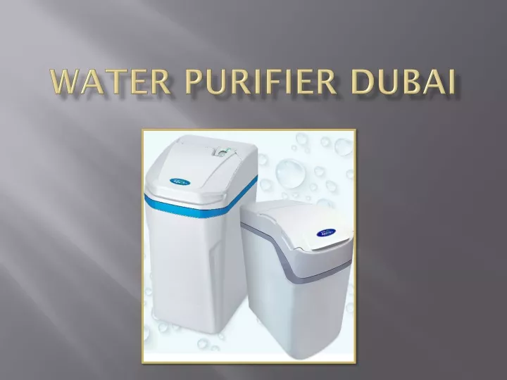 water purifier dubai