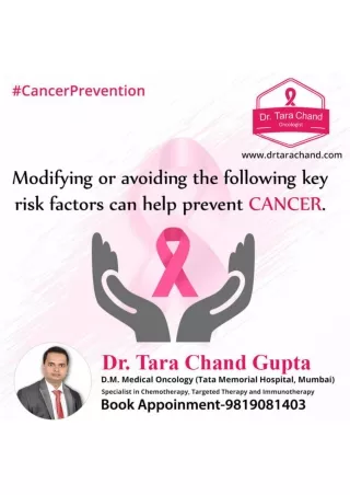 Prevent cancer through follow proper treatment by Oncologist in Jaipur