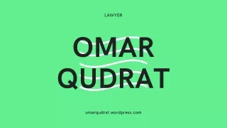 Omar Qudrat- Claim Your Military Compensation