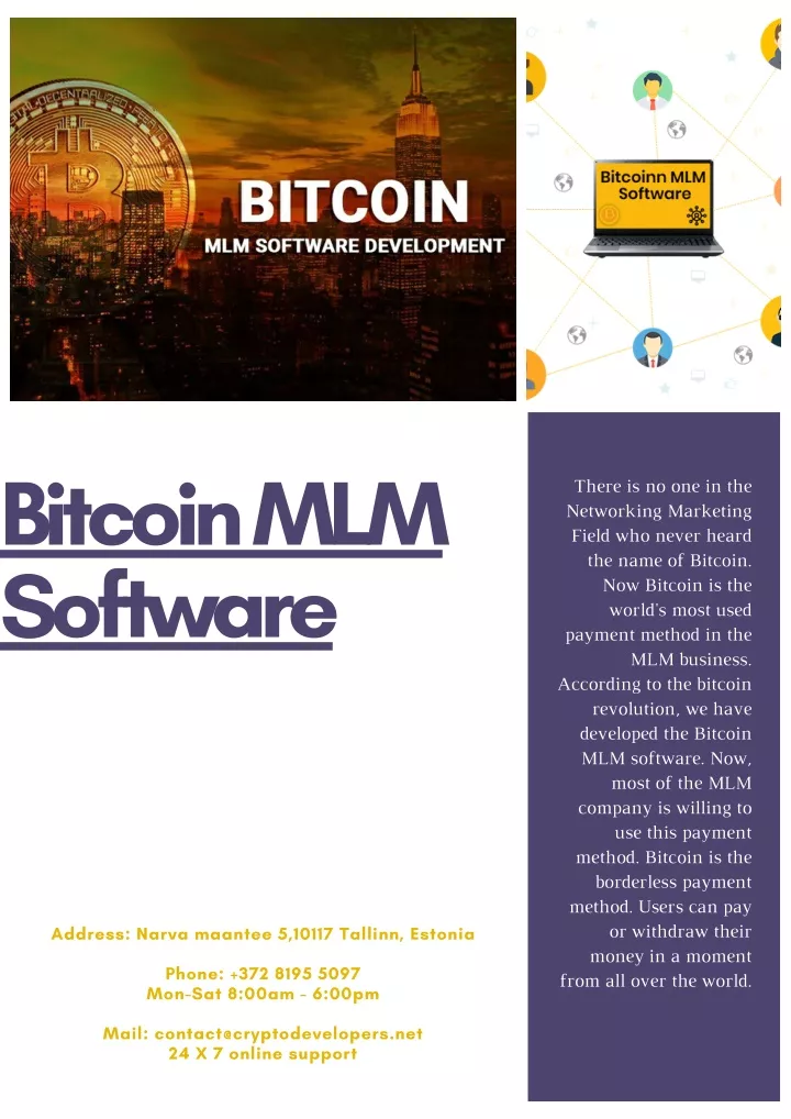 bitcoin mlm software