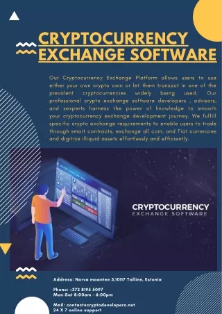 cryptocurrency exchange software
