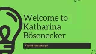 Katharina Bösenecker - Die Auswirkungen von Finanzberaterdiensten