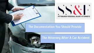 the documentation you should provide