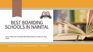 best boarding schools in nainital