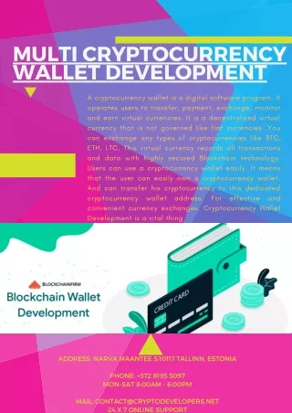 multi cryptocurrency wallet development