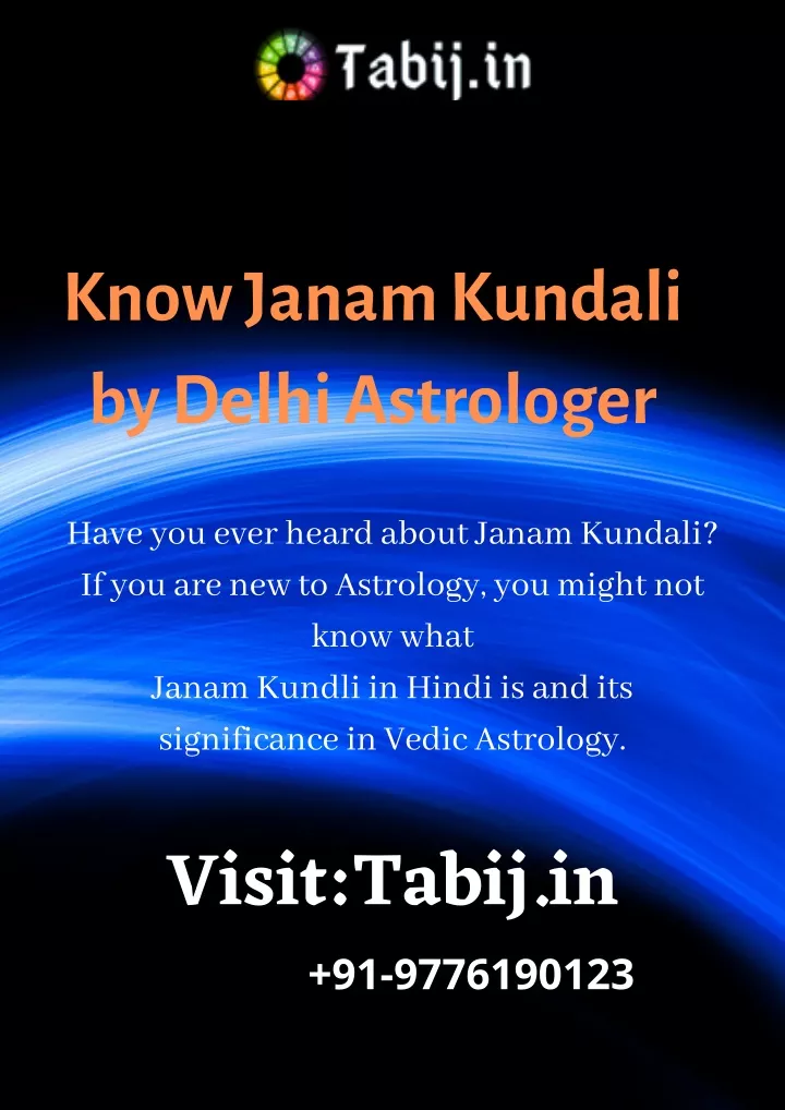 know janam kundali by delhi astrologer