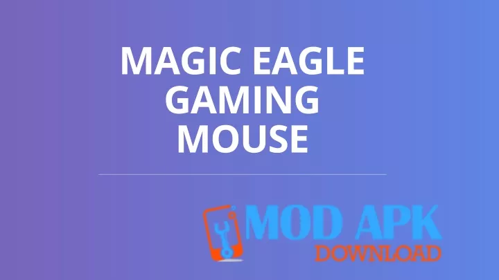 magic eagle gaming mouse