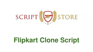 flipkart clone script