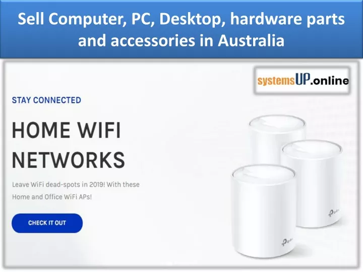 sell computer pc desktop hardware parts and accessories in australia