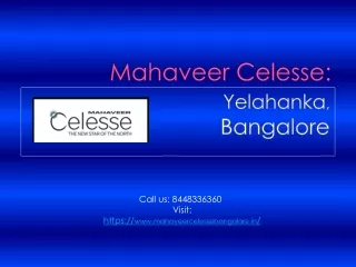 Mahaveer Celesse Yelahanka, Bangalore | Price | Reviews