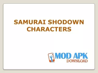 samurai shodown characters