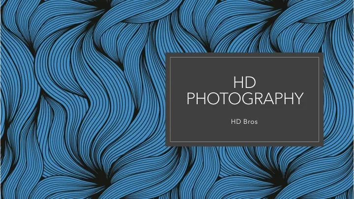 hd photography