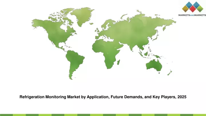 refrigeration monitoring market by application