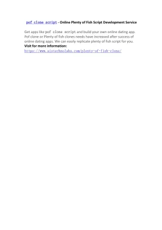 pof pof clone clone script