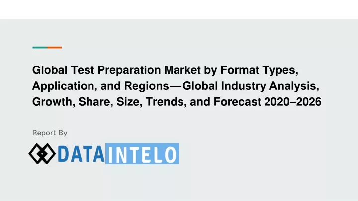 global test preparation market by format types
