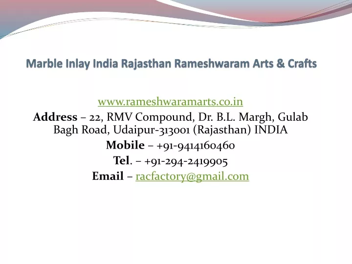 marble inlay india rajasthan rameshwaram arts crafts