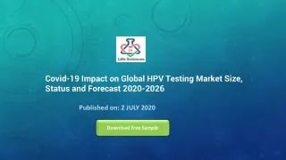 covid 19 impact on global hpv testing market size