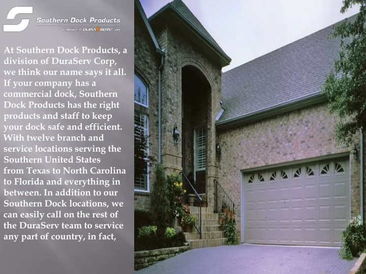 at southern dock products a division of duraserv