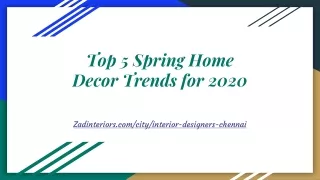 Interior Designers and Decorators in Chennai