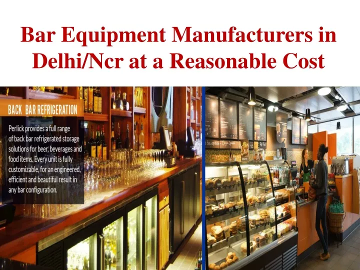bar equipment manufacturers in delhi