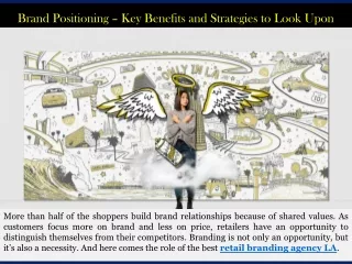 Brand Positioning – Key Benefits and Strategies to Look Upon