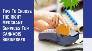 Tips To Choose The Right Merchant Services For Cannabis Businesses