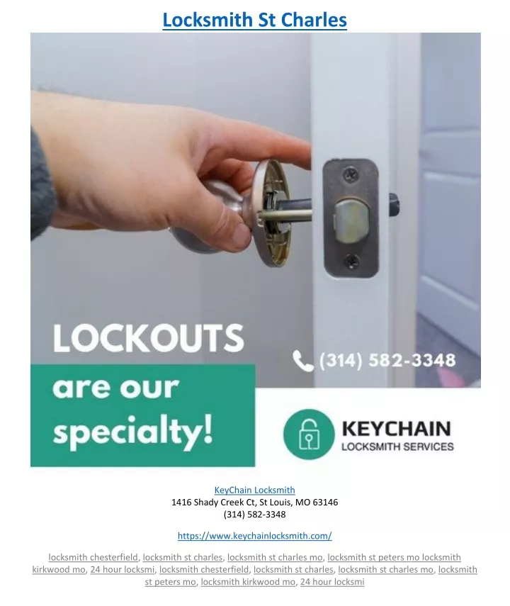 locksmith st charles