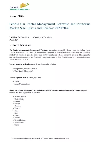 report title