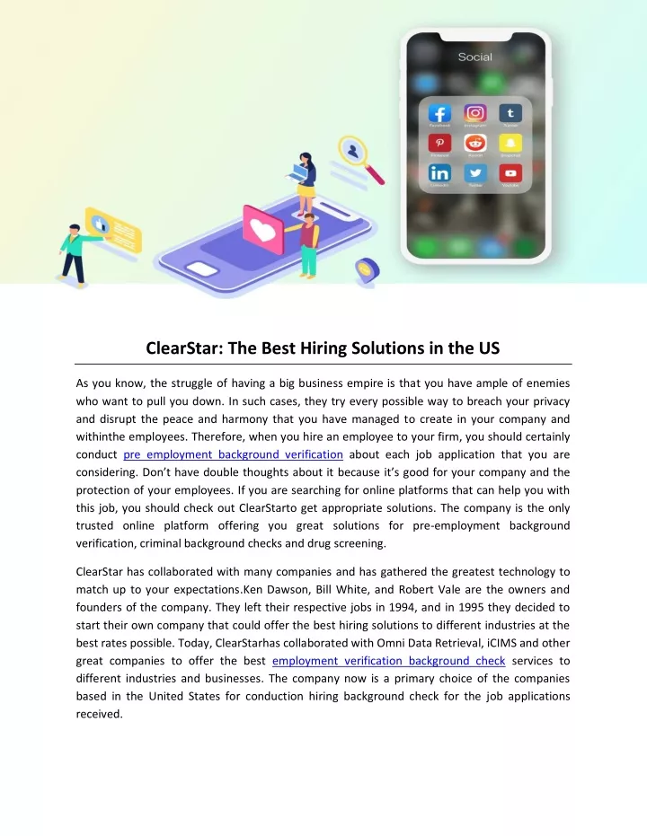 clearstar the best hiring solutions in the us