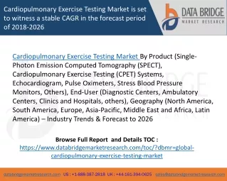 cardiopulmonary exercise testing market