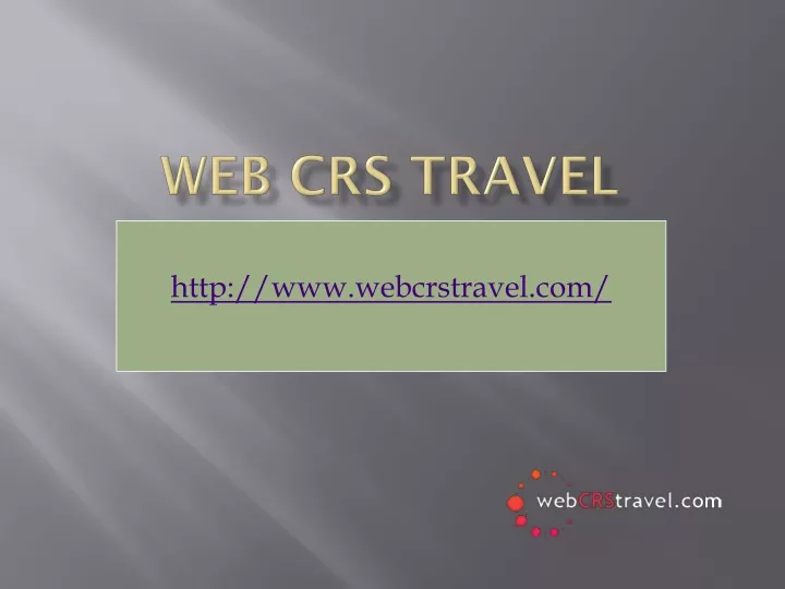 web crs travel