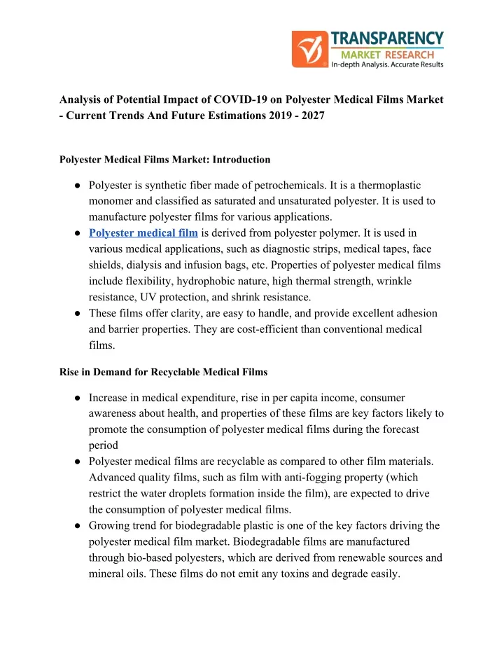 analysis of potential impact of covid