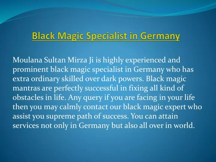 black magic specialist in germany