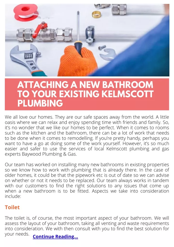 attaching a new bathroom to your existing