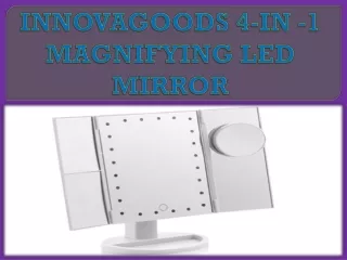 INNOVAGOODS 4-IN -1 MAGNIFYING LED MIRROR