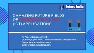 3 amazing future fields