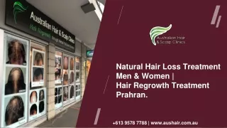natural hair loss treatment men women hair