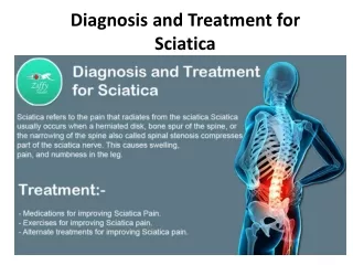 Diagnosis and Treatment for Sciatica