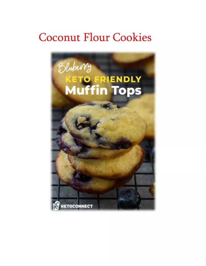 coconut flour cookies